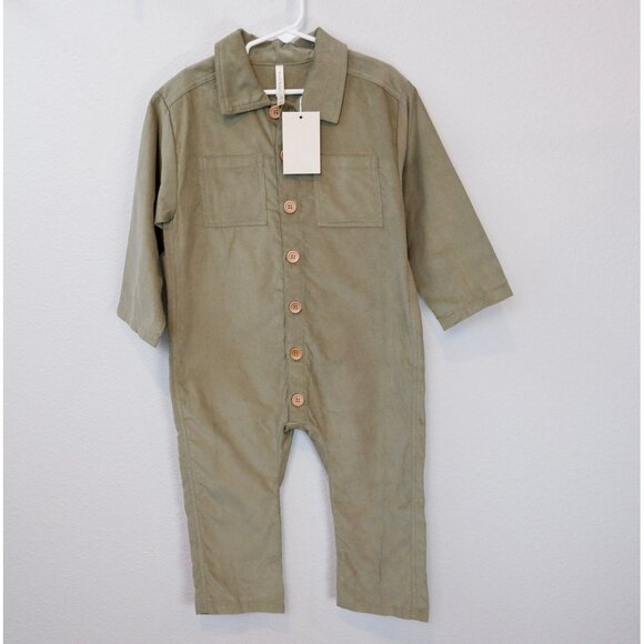 NEW Wild Wawa Toddler Corduroy Everyday Jumpsuit, size 3-4y - Picture 7 of 7